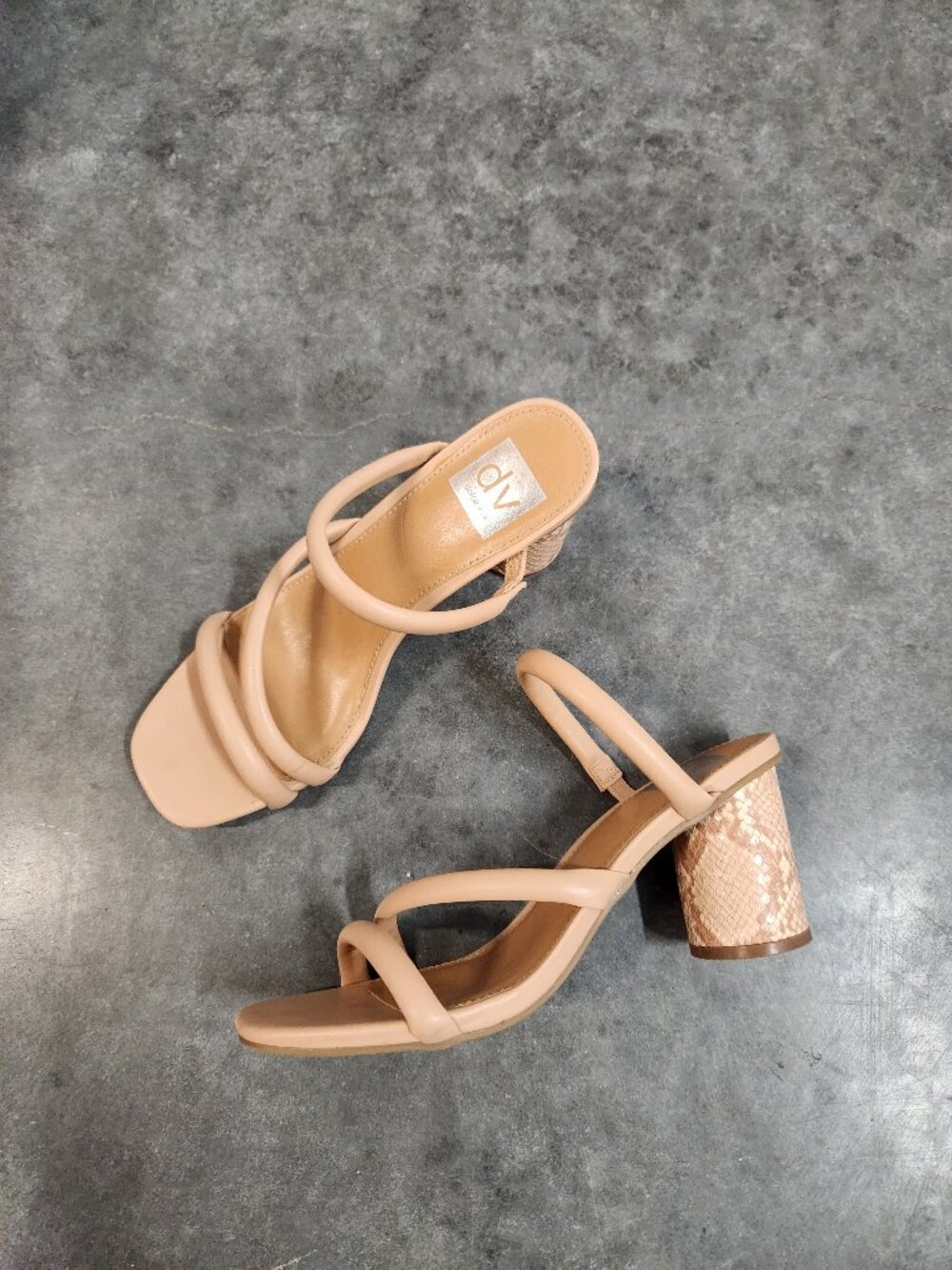 NEW DV By Dolce Vita Size US 8 Myla Beige High Heeled Sandals